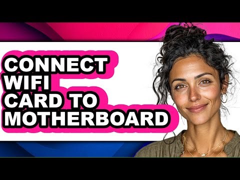 How to Connect Wifi Card to Motherboard (only Way)