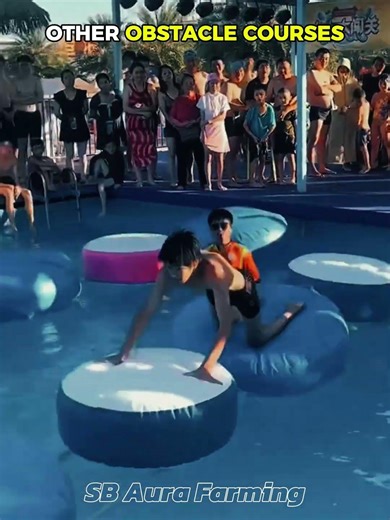 He Ran the Course Like It Was Nothing #aura #shorts #other #obstaclecourse