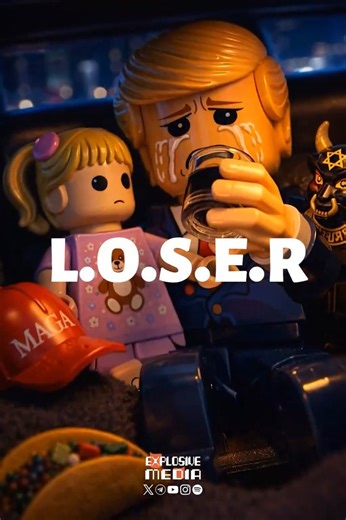 🇺🇸🇮🇷 Is this the video that got Explosive Media banned from YouTube?They've been posting AI Lego videos trolling Trump for the past few weeks.High quality, utterly brutal, and ridiculously viral, their latest one is no exception.