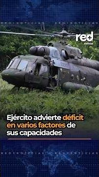 Army warns Abelardo De La Espriella of a deficit in its capabilities