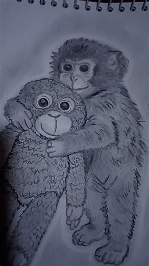 easy viral monkey punch sketch||step by step||easy sketch#trending #art #viral #youtubeshorts#shorts