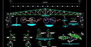 Estructura de techo metalico
