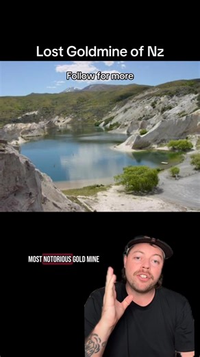 Lost Goldmine in New Zealand Today on Ep 28 of Lost in Time is St Bathans Gold Mine What was once a bustling mining town is now a giant blue lake Have you swam here? #informative #history #abandoned #newzealand #southisland #tourism #explore #storytime #nz | Will Hamm