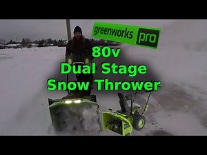 80v 24" Two Stage Snowblower Review