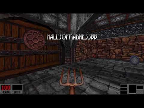 Blood-Halls Of Madness Deathmatch Map Showcase