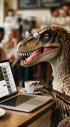 Velociraptor Reads Mean Comments: "The Meteor Was Kinder Than You!" 🦖😭