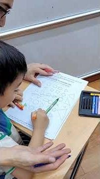 Toán lớp 1 - Đếm số hình tam giác đơn #thaygiangdaytoan #maths