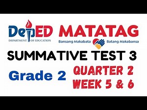 GRADE 2 SUMMATIVE TEST 3 QUARTER 2