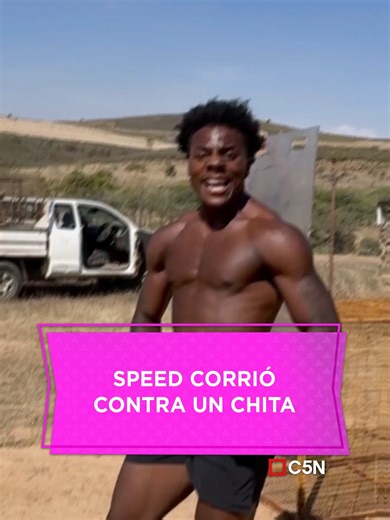 El streamer se midió en una carrera contra el animal terrestre más rápido del mundo. | #C5N #noticias #streaming #viraltiktok