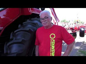 1984 International 3088 tractor decked with lazer lights - Mark Parker RPRU2022