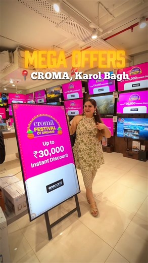 Ritika khurana | Welcome to Croma’s Festival of Dreams..!!! ✨ @croma.retail You’ve just unlocked exclusive offers on your favourite tech. 📱💻 🎉 FLAT 15% off... | Instagram