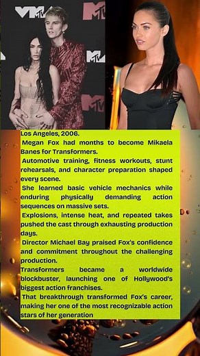 Megan Fox Survived Explosions for Transformers 😳