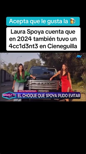 Accidente de Laura Spoya en Cieneguilla