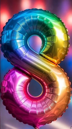 9 8 7 6 5 4 3 2 1 Balloon Countdown with Voice 🎈 Kids Fun Timer #countdown #shorts