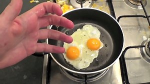 How to flip an egg.