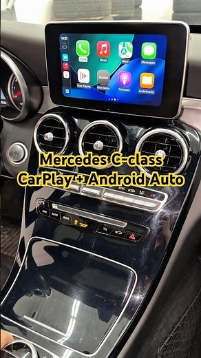 Mercedes W205 C-Class CarPlay and Android Auto integration! #gtacarkits
