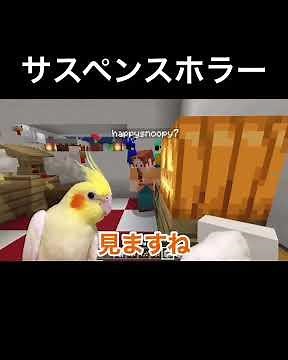 A psychopath sneaks into a bird-only Minecraft playthrough #cockatiel #Woo #JavaSparrow #birds #M...