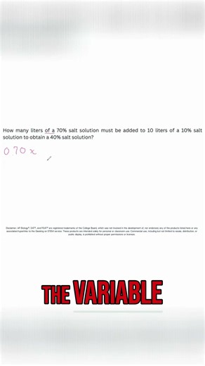 Solving Salt Solutions: Math Problem Breakdown