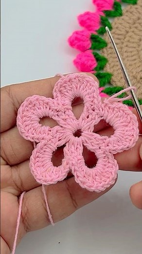 Tutorial here! 👆 Easy Crochet Floral Earring Tutorial | Quick & Beginner-Friendly Jewelry Pattern