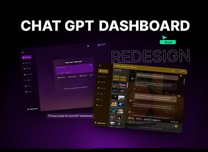 Chat GPT Dashboard redesign - Bhakti Gehlot