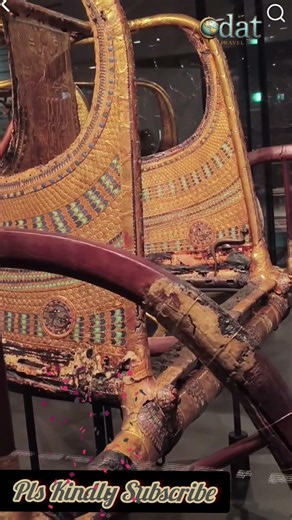 Ceremonial Chariot of the Egyptian Pharaoh Tutankhamun #tutankhamun #ceremonial #chariot #egypt #era