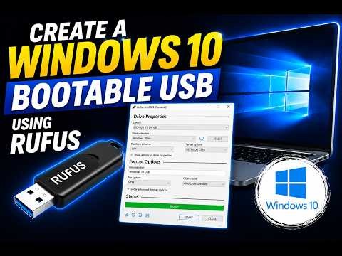 How to Create a Windows 10 Bootable USB with Rufus (Step-by-Step Guide)