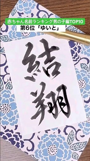 2025年版 赤ちゃん名前ランキング 男の子編 TOP10