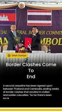 Border Clashes Come To End | Desh Duniya | Desh Duniya Updates