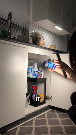 You’ll never use light switches again 💡✨#cabinetlights #undercabinetlights #homelighting #nightlight #kitchenlighting