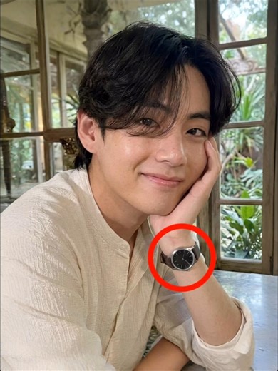 BTS Taehyung's $199 Classic Watch 😱 BTS V Fashion Breakdown (Brand + Price) #bts #taehyung #shorts