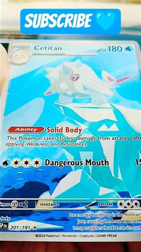 CETITAN #pokemoncards #illustration #pokémon #surgingsparks #scarletandviloet #pokemonchannel