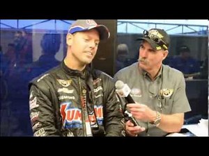 Jason Line in the press room after his 2014 Winternationals win