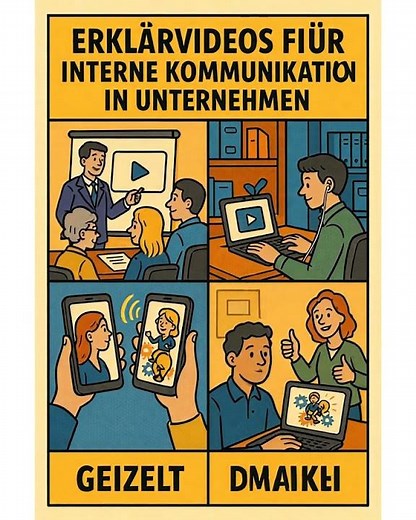 Explanatory videos for internal communication in companies