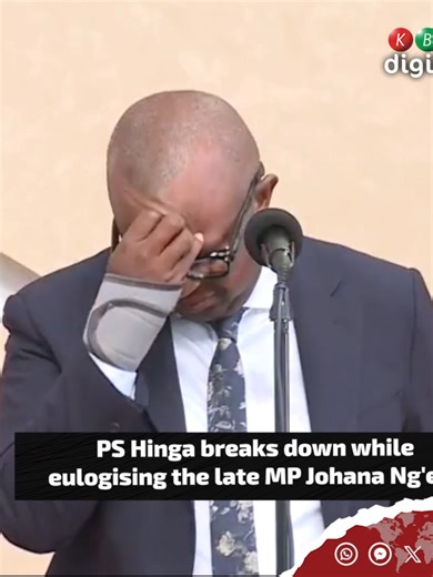 PS Charles Hinga's Emotional Eulogy for Johana Ng'eno