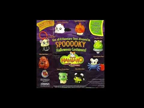 Ranking The Hamtaro Halloween Toys From Burger King (2003)