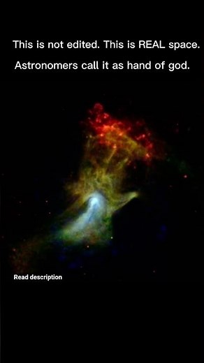 The Hand of God Nebula Captured by NASA 😨✨ #shorts #space