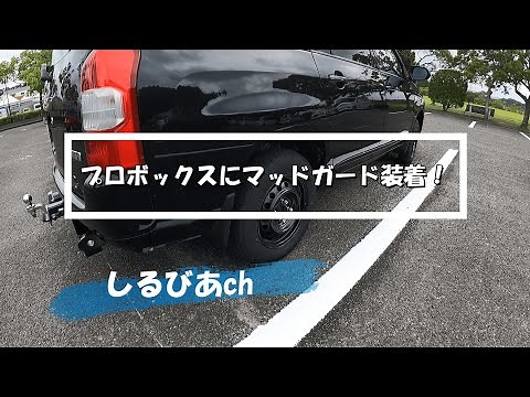 プロボックスにマッドガード装着！