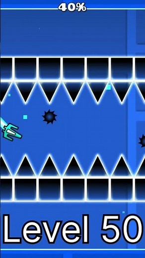 Geometry dash wave spam from level 1-100! #shorts #geometrydash