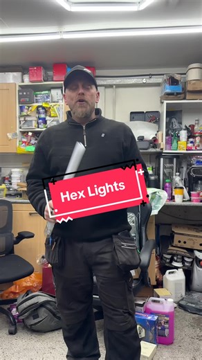 Easy Installation Hex Lights for Your Garage