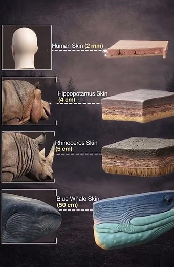 Human vs Animal Skin Thickness