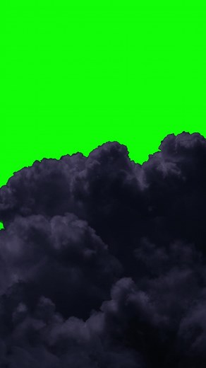 Dramatic Stormy Clouds Green Screen Video