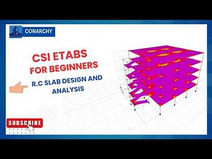 18. ETABS for beginners: R.C Slab design and Analysis