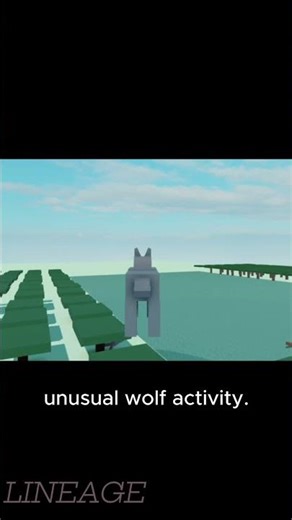 Unusual wolf activity