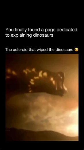 Explaining Dinosaurs on Instagram: "About 66 million years ago, a massive asteroid struck the shallow waters of what is now the Gulf of Mexico, setting off one of the most catastrophic extinction events Earth has ever seen. Entering the atmosphere at a shallow angle, the impact released energy equivalent to roughly 100 million megatons of TNT. The sky erupted in a blinding flash brighter than the sun, followed by a searing heat wave that incinerated everything nearby in seconds. The collision in