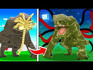 *NEW* FACE HUGGER INFECTED D-REX in MINECRAFT (amazing) 😲