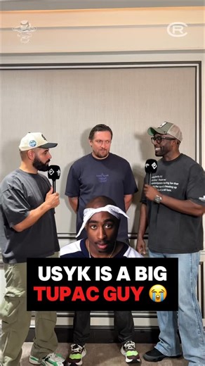 ALL THE SMOKE Boxing on Instagram: "Usyk’s a “Tupac” fan — we weren’t familiar with his game 🫡😅"