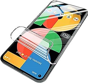 2Pcs Hydrogel Screen Protector for Google Pixel 8, Upgraded Transparent Non-breakable TPU Screen Protector Film, HD Clear (Not Tempered Glass)