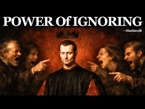 Art Of Ignoring People! Most Ruthless Power | Machiavelli's Dark Psychology Tricks