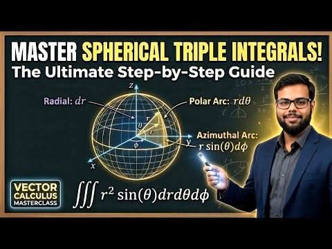 Spherical Coordinates, Triple Integral and Volume of Sphere ! Question Everything ! Think Deeply !