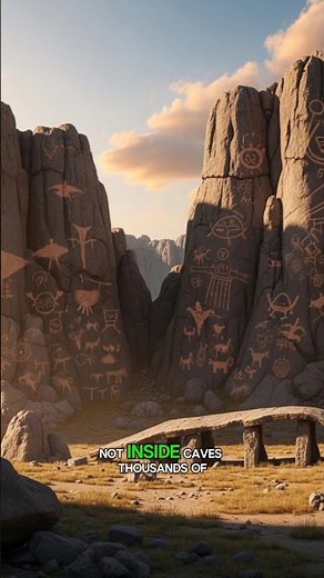 How Ancient Humans Created Art on Exposed Rock Faces Before Written History